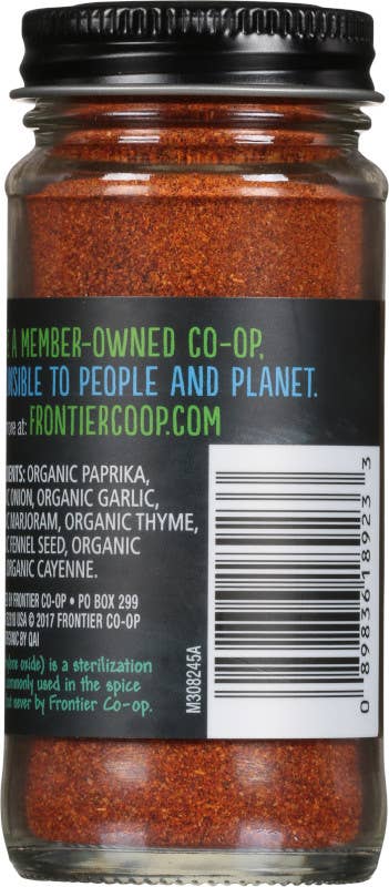 Cajun Seasoning, Organic, 2.08 Oz