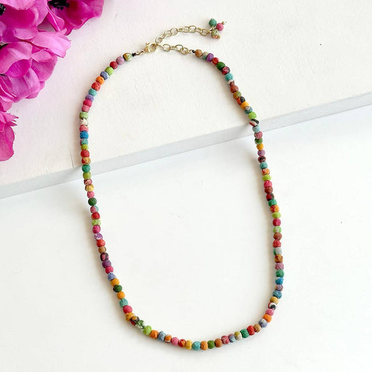 Saree Bead Necklace