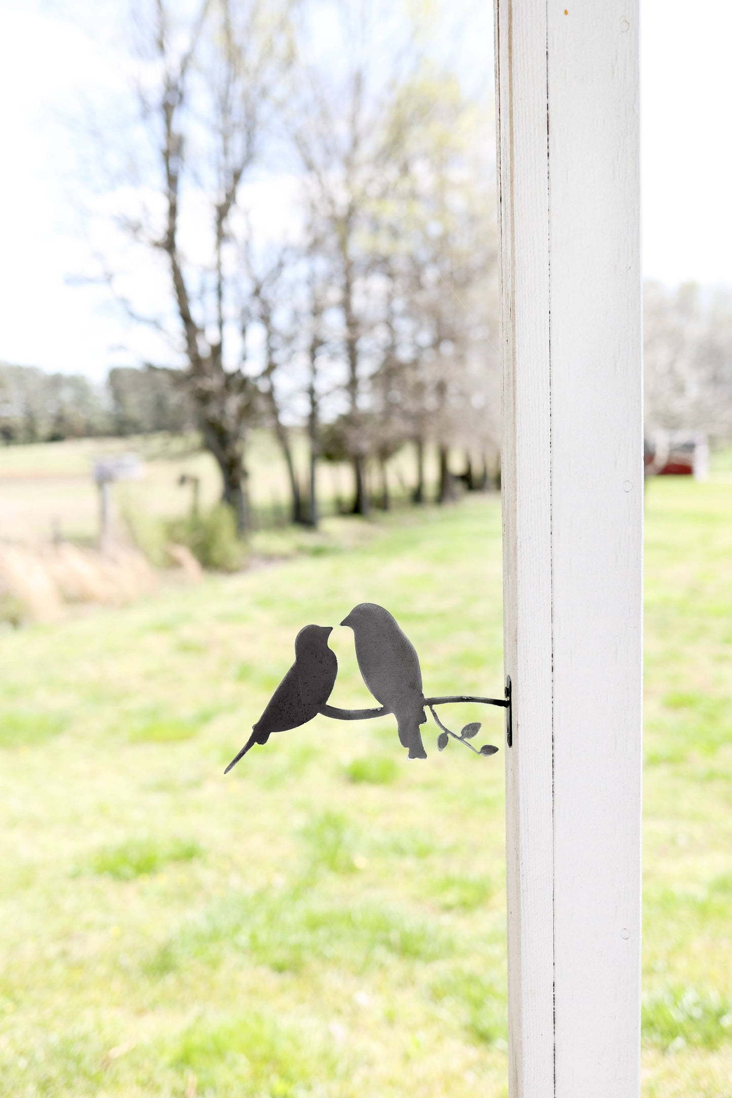 Metal Bird Statue - Love Birds Statue
