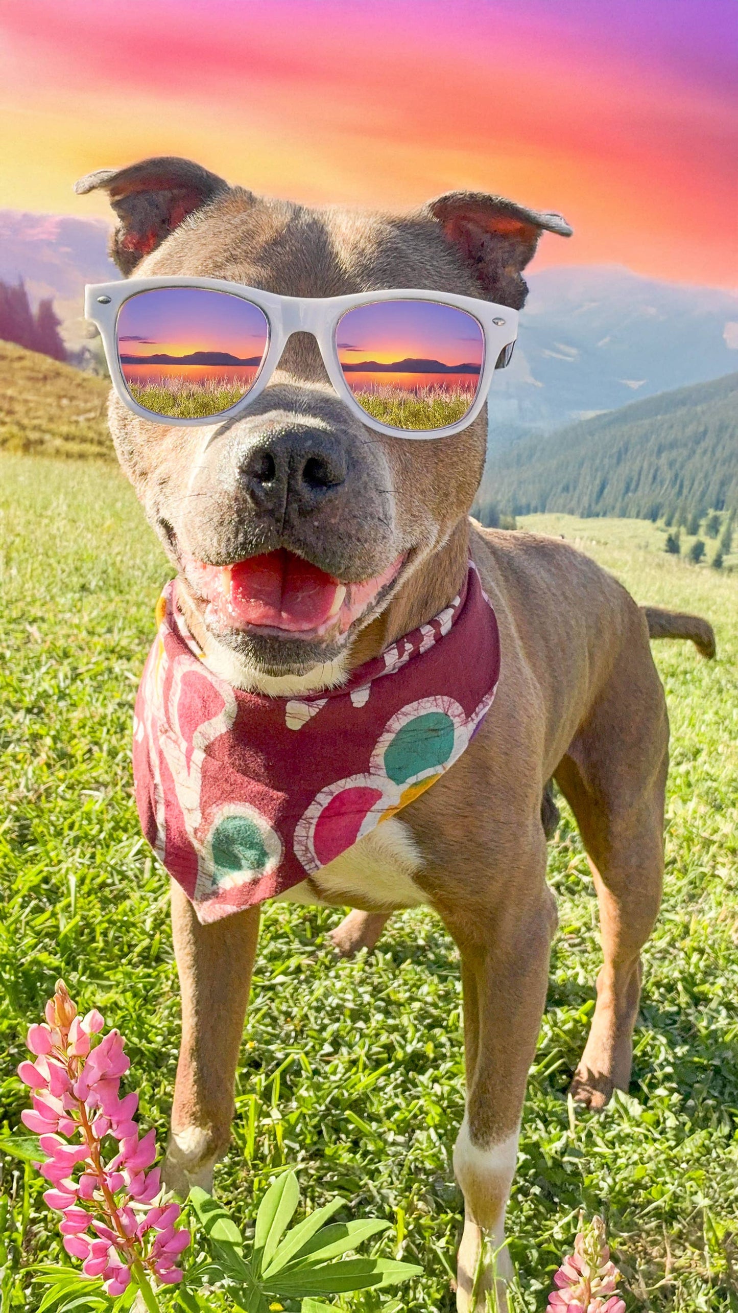 Saree Pet Bandana | Medium