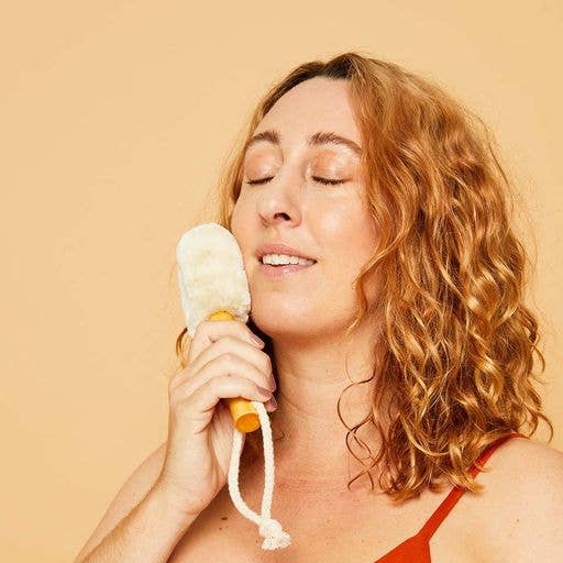 Dry Face Brush - Soft Jute, All Natural