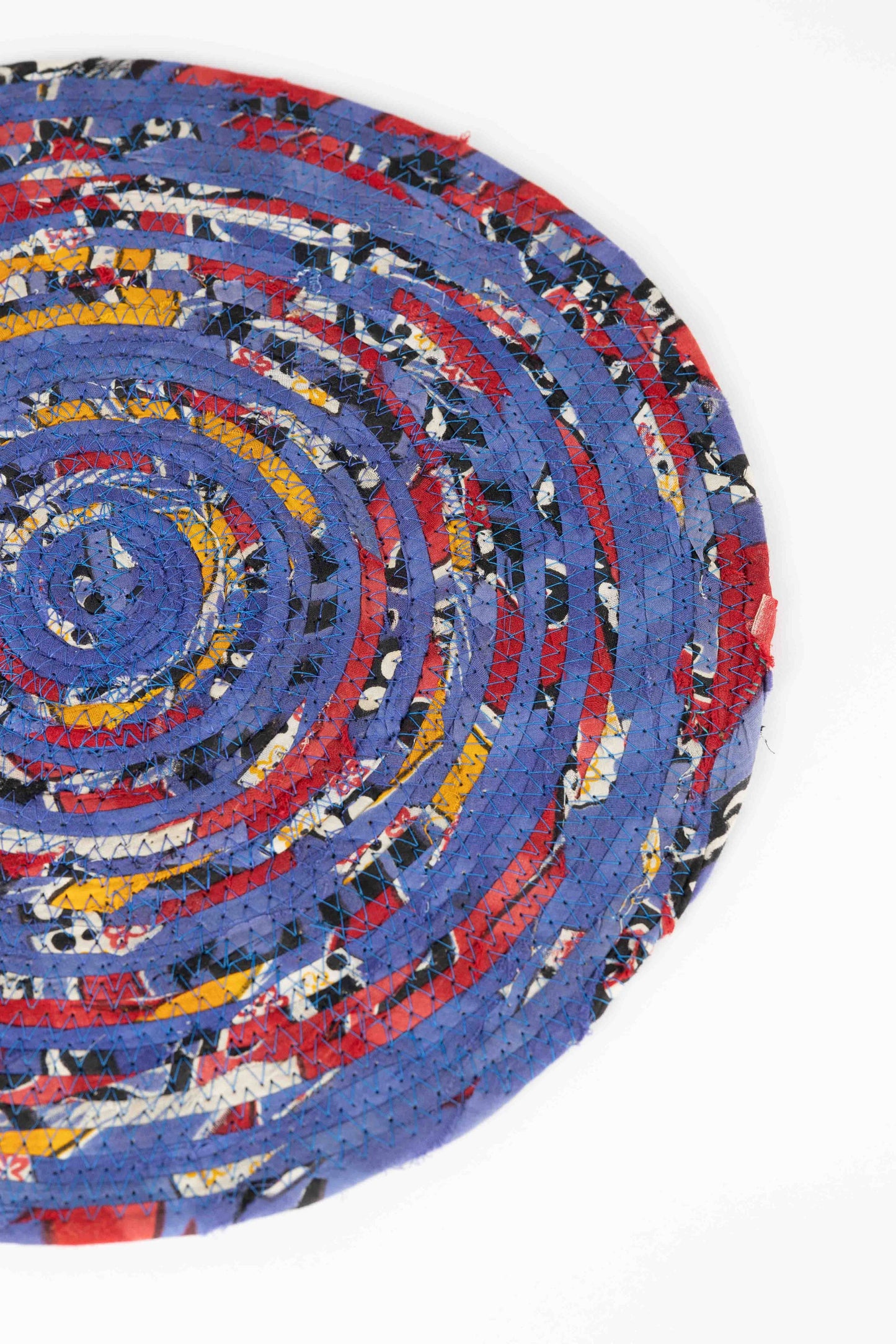 Recycled Saree Round Placemat