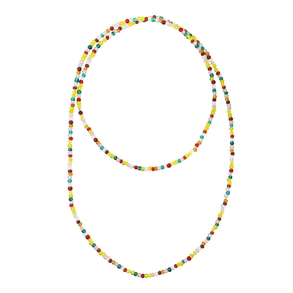 Kaleidoscope Long Strand Necklace