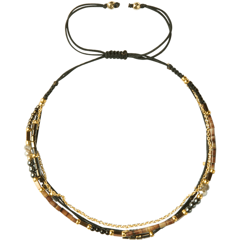 Tali Fair Trade Multistrand Beaded Sliding Knot Bracelet