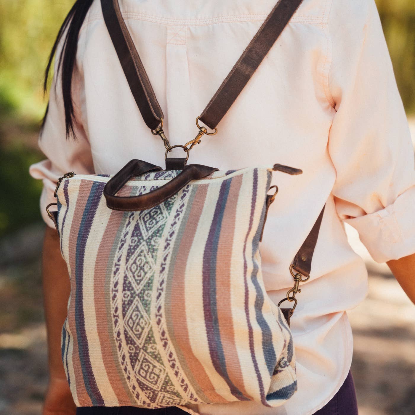 Violet Crossbody Backpack