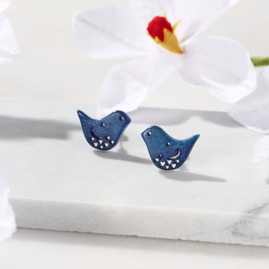Bird Tagua Earrings