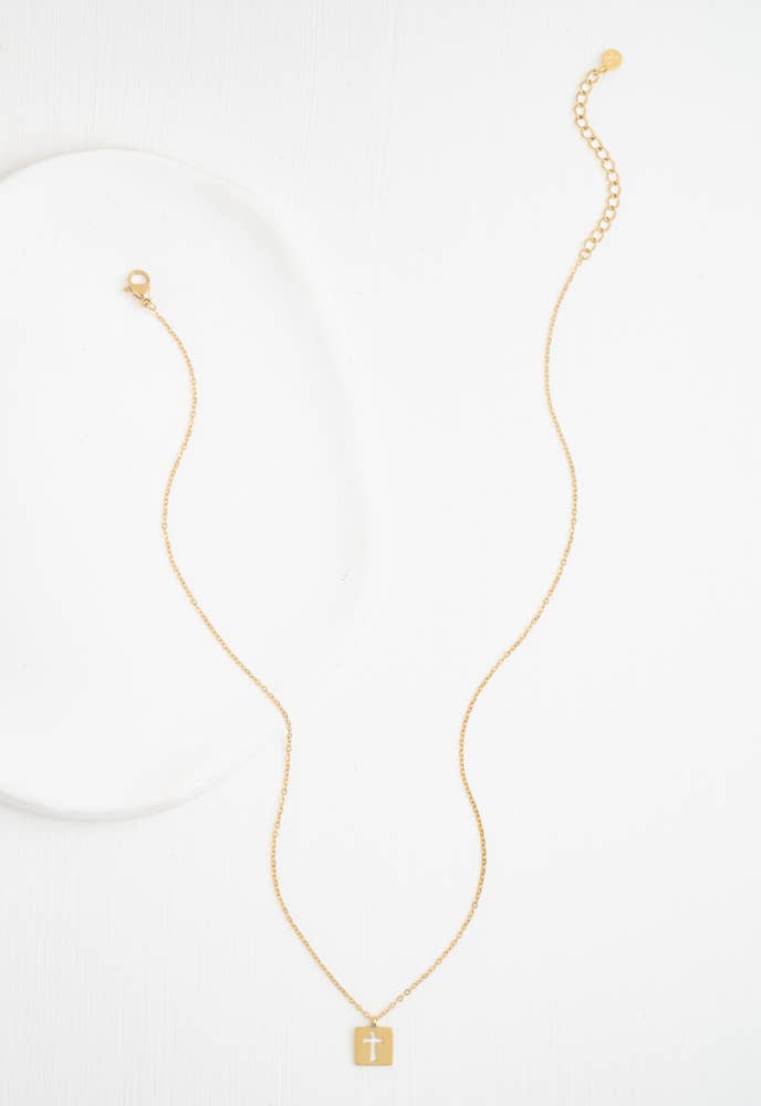 Gold Cross Necklace