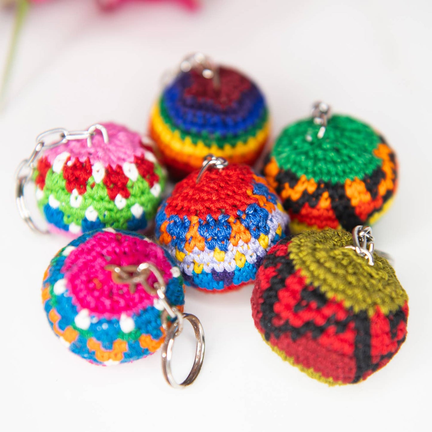 Mini Hacky Sack Keychain