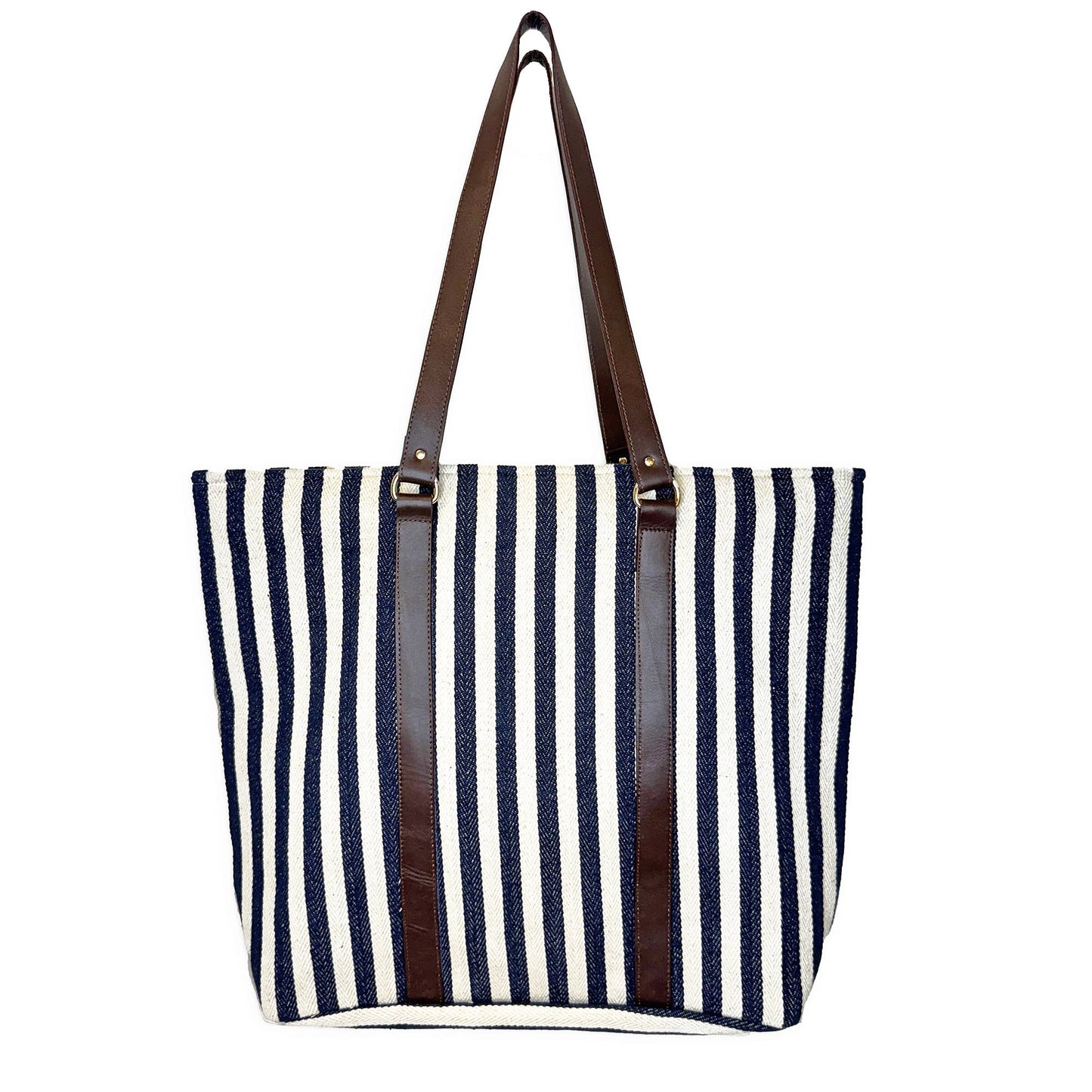 Malibu Tote with Leather Handles