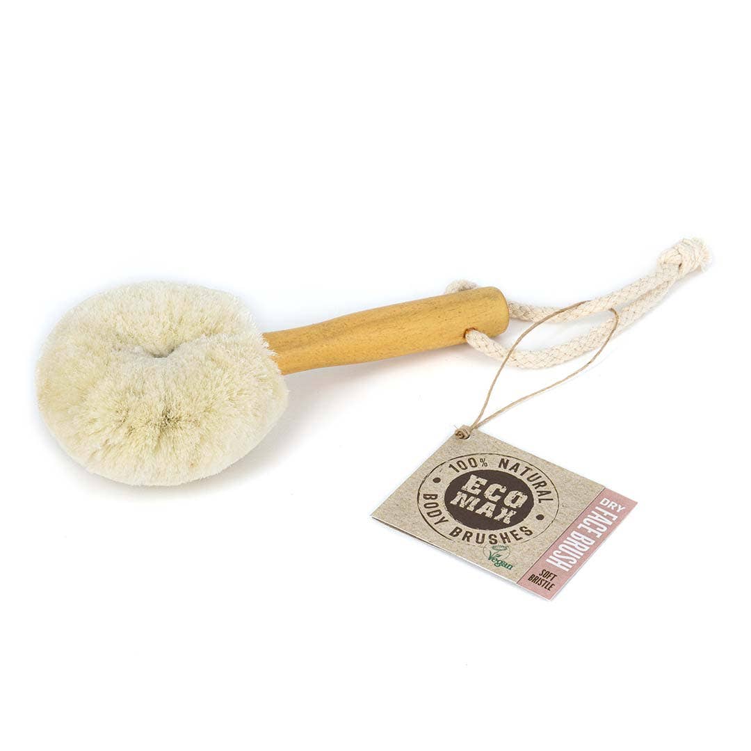 Dry Face Brush - Soft Jute, All Natural