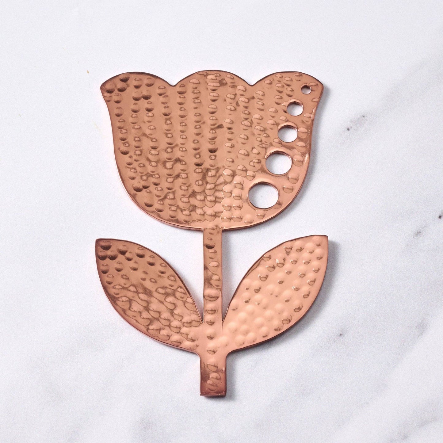 Stainless Steel Herb Stripper - Copper-toned Tulip