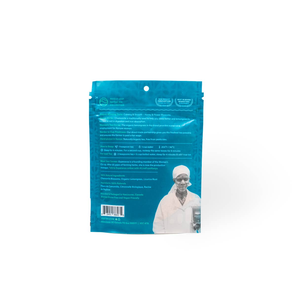 Chamomile Dream Stand-up Pouch, FairTrade Calming Herbal Tea