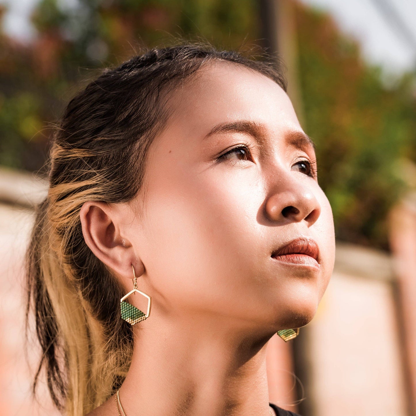 Strength in Hope Handwoven Earrings
