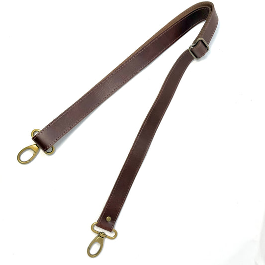 Fullgrain Leather Adjustable Crossbody Strap