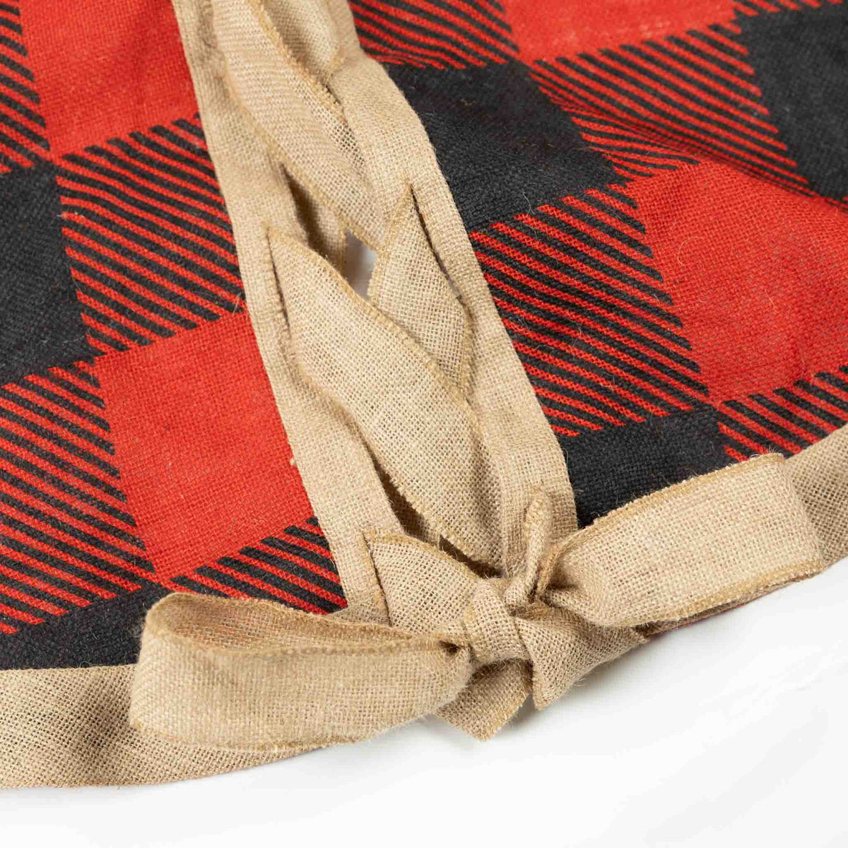 Buffalo Check Tree Skirt