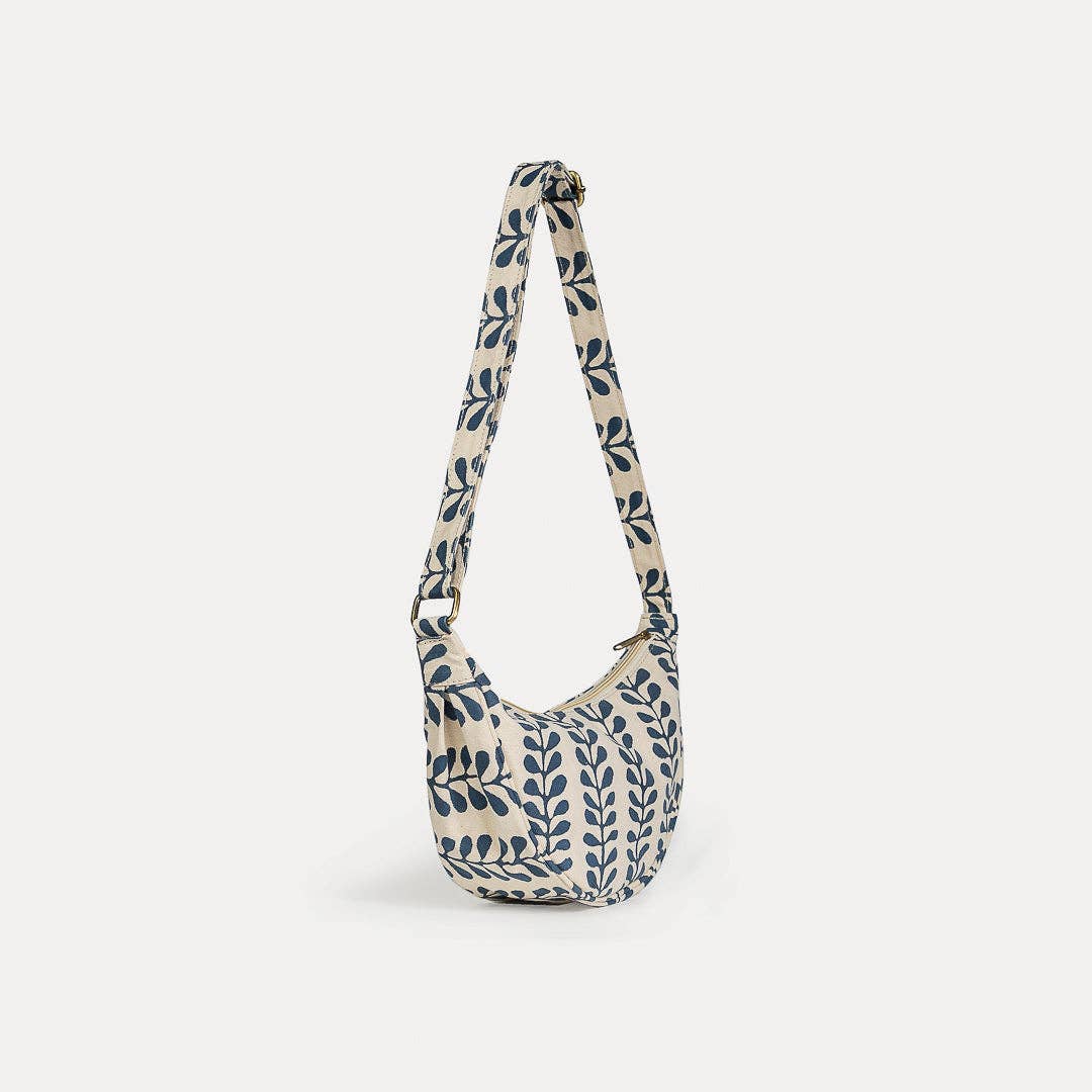 Moon Sling Bag - Indigo Fern