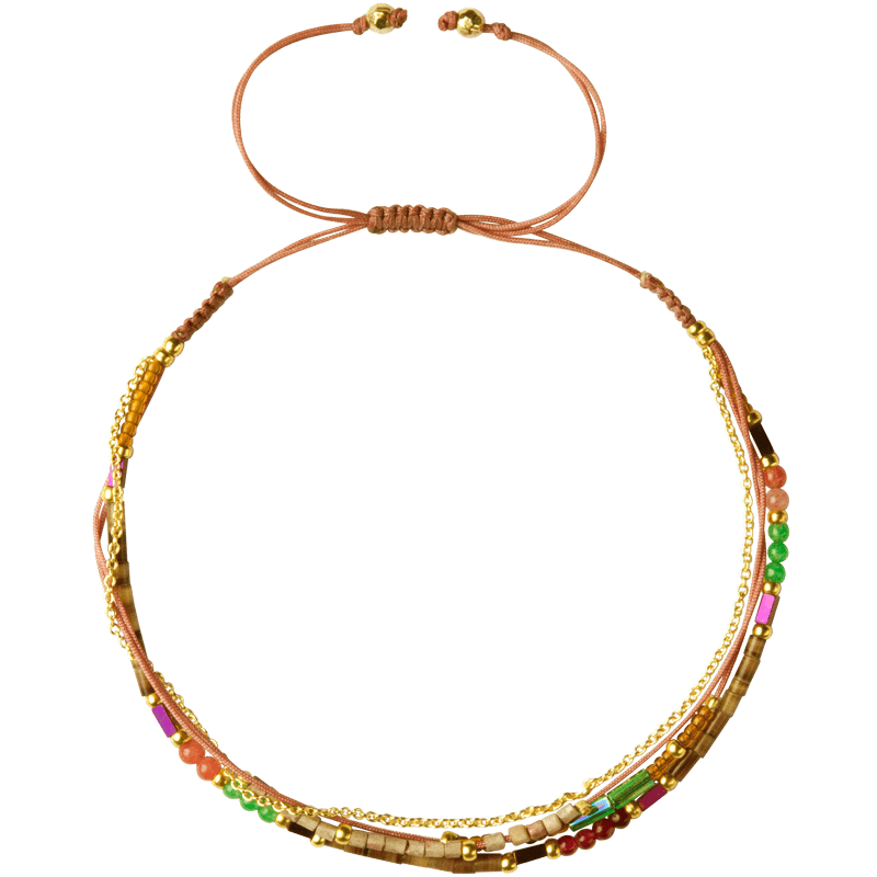 Tali Fair Trade Multistrand Beaded Sliding Knot Bracelet