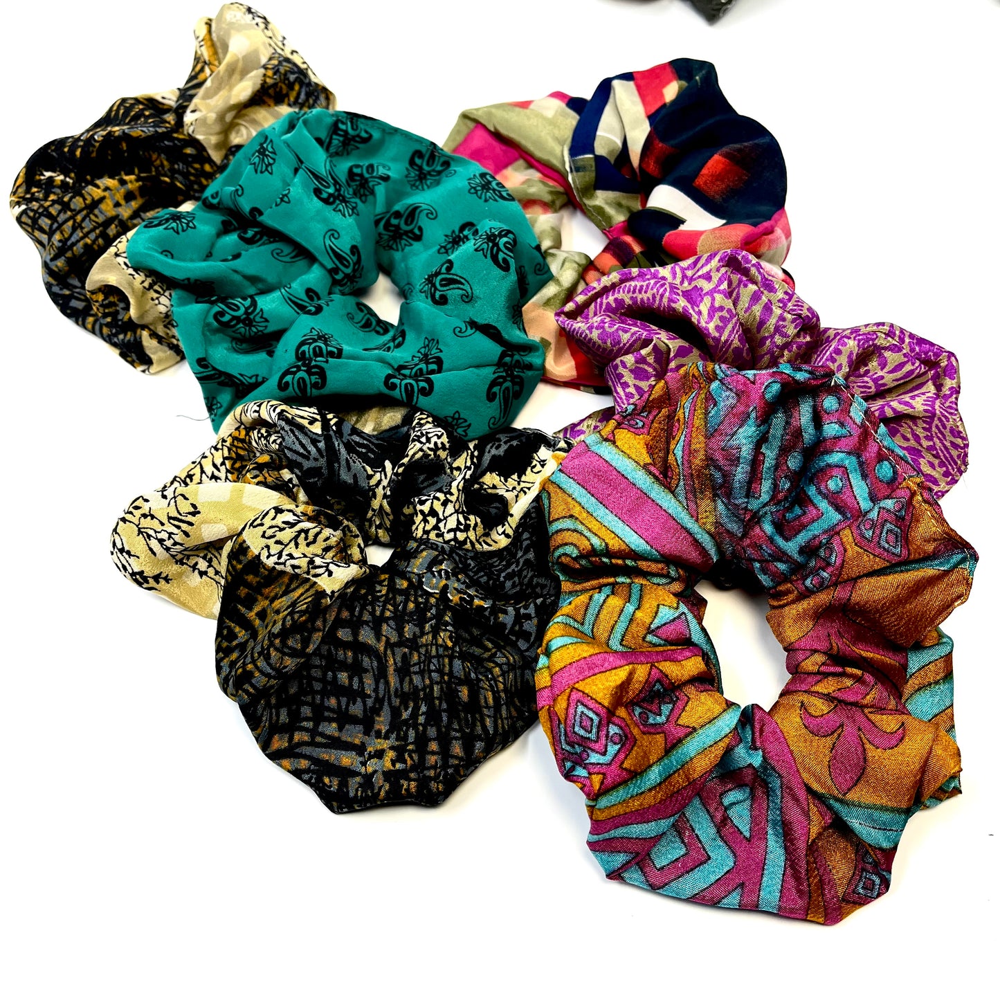 Silk Saree Scrunchie