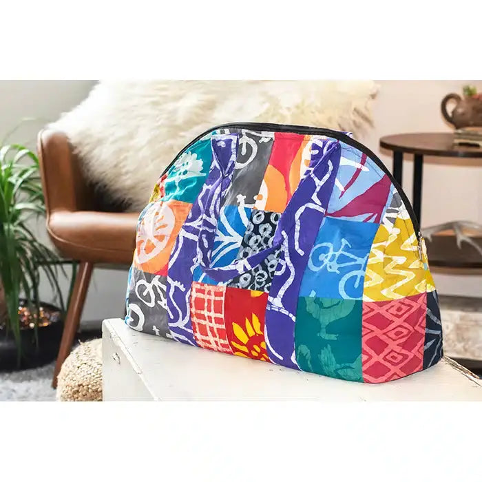 Batik Patchwork Weekend Bag