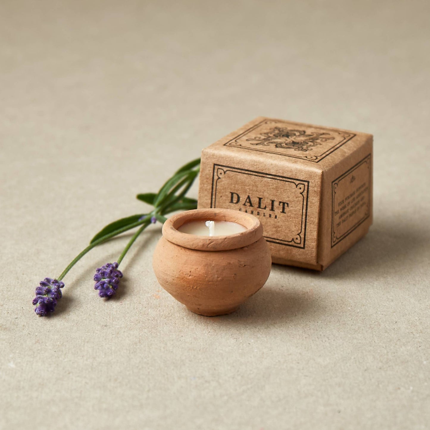 Dalit Goods Terracotta Beeswax Candle