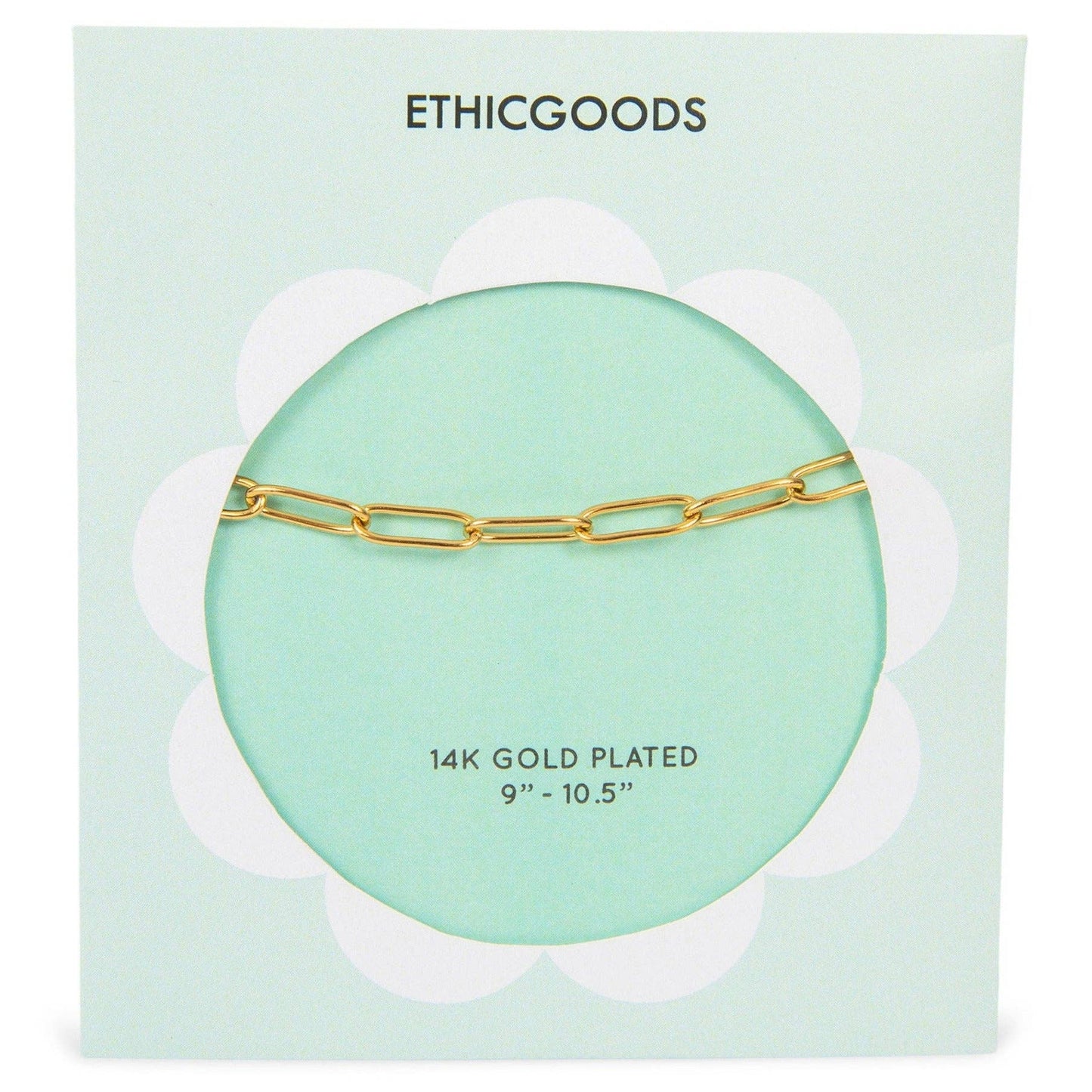Classic Gold  Paperclip Chain Anklet
