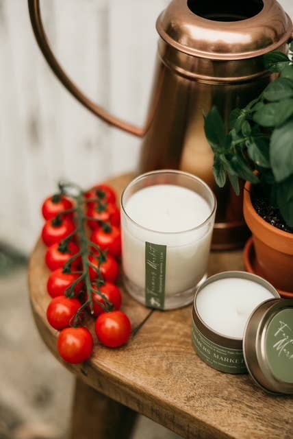 Farmers Market Travel Tin Candle