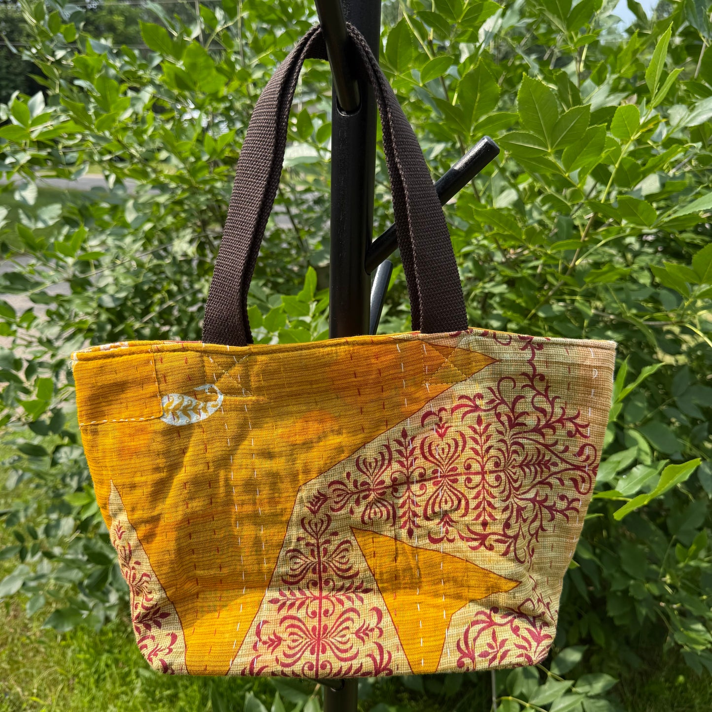 Kantha Book Bag