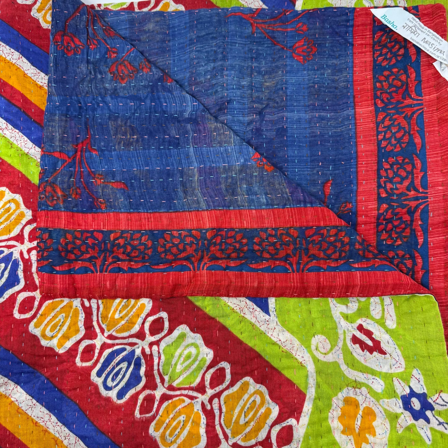 Personal Kantha Throw (approx 7ft x 3ft)