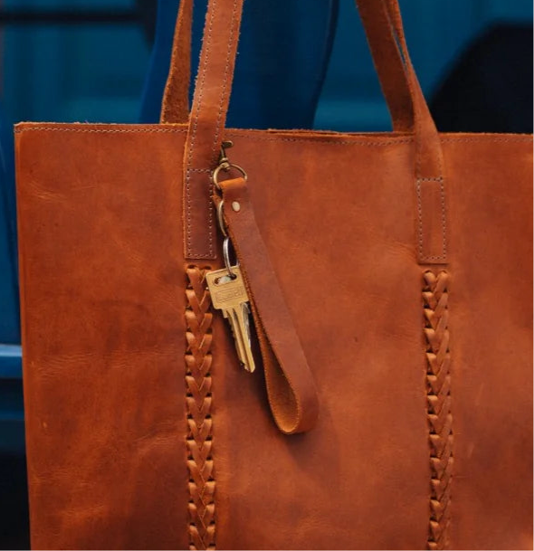 Leather Loop Keychain