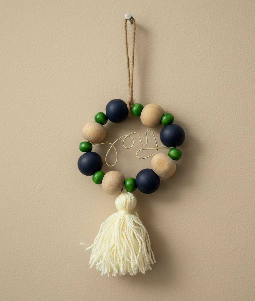 Mini Joy Wreath Ornament