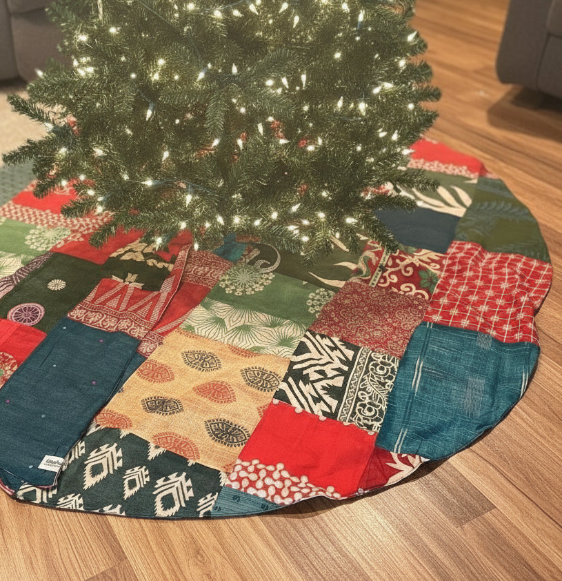 Patchwork Saree Tree Skirt (Limited Stock)