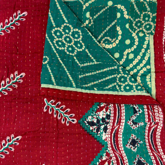 Personal Kantha Throw (approx 7ft x 3ft)
