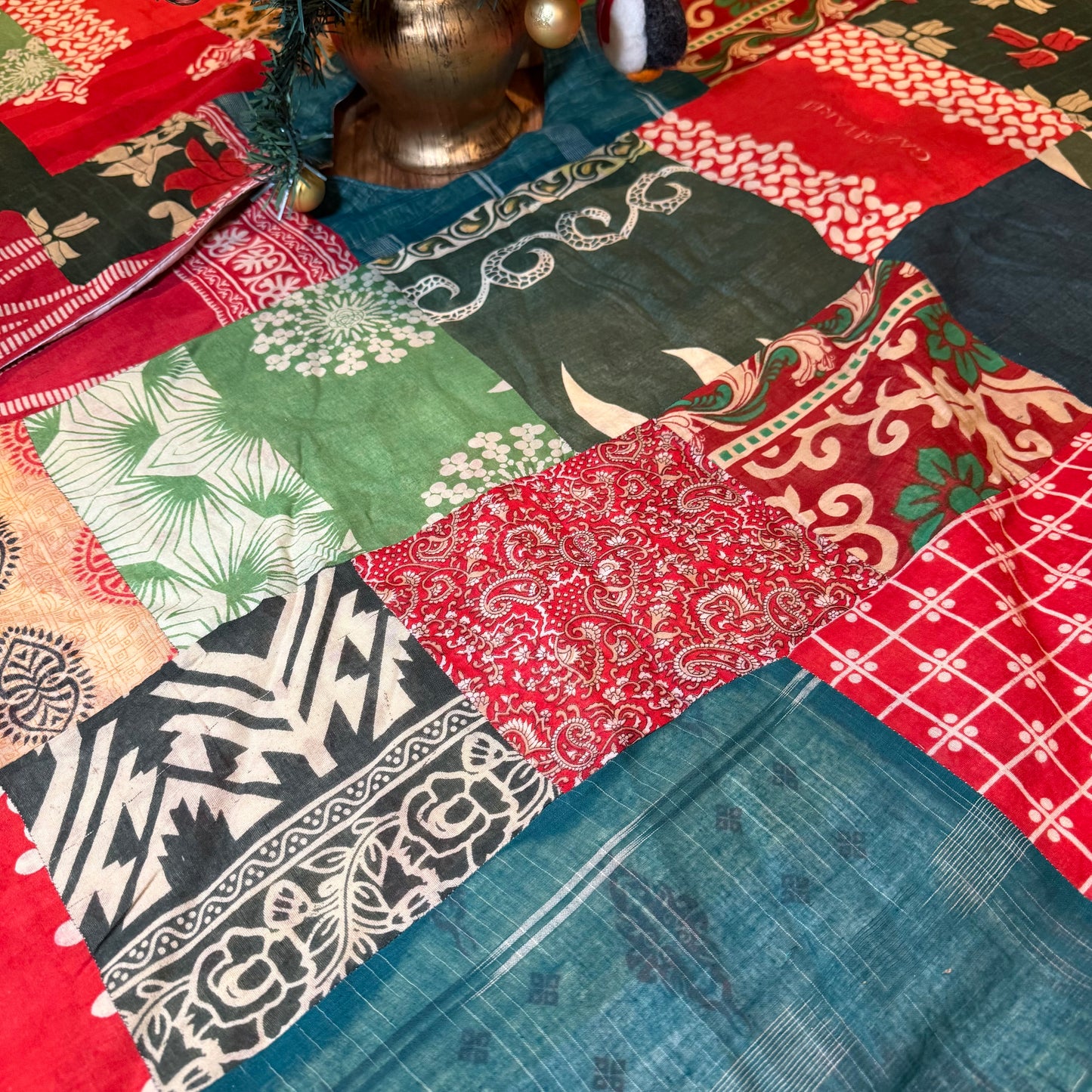 Patchwork Saree Tree Skirt (Limited Stock)