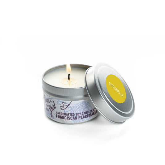 Citronella Tin Candle