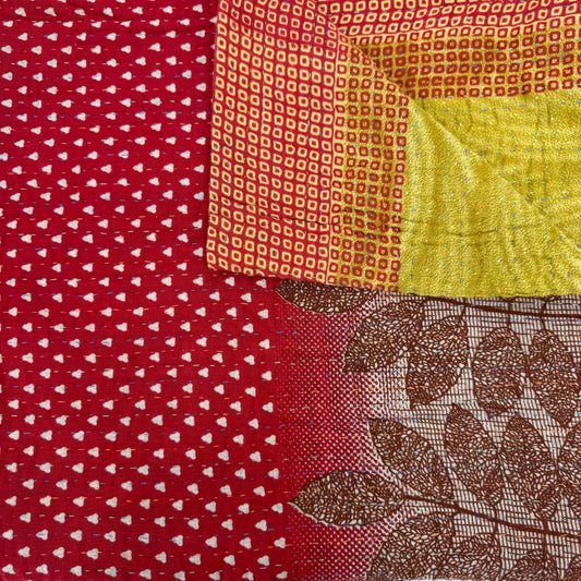 Personal Kantha Throw (approx 7ft x 3ft)