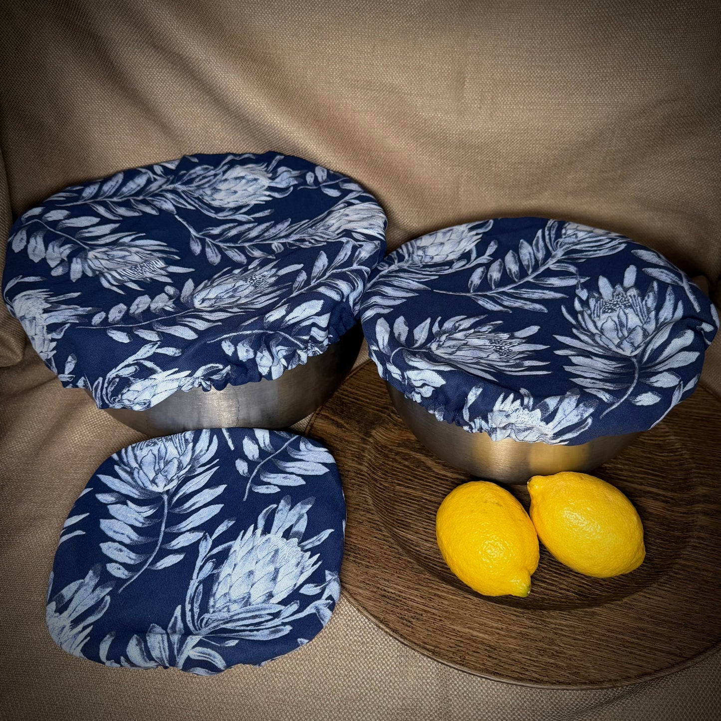 Reusable Cotton Bowl Cover Set
