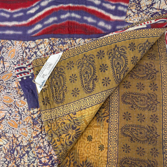 Personal Kantha Throw (approx 7ft x 3ft)