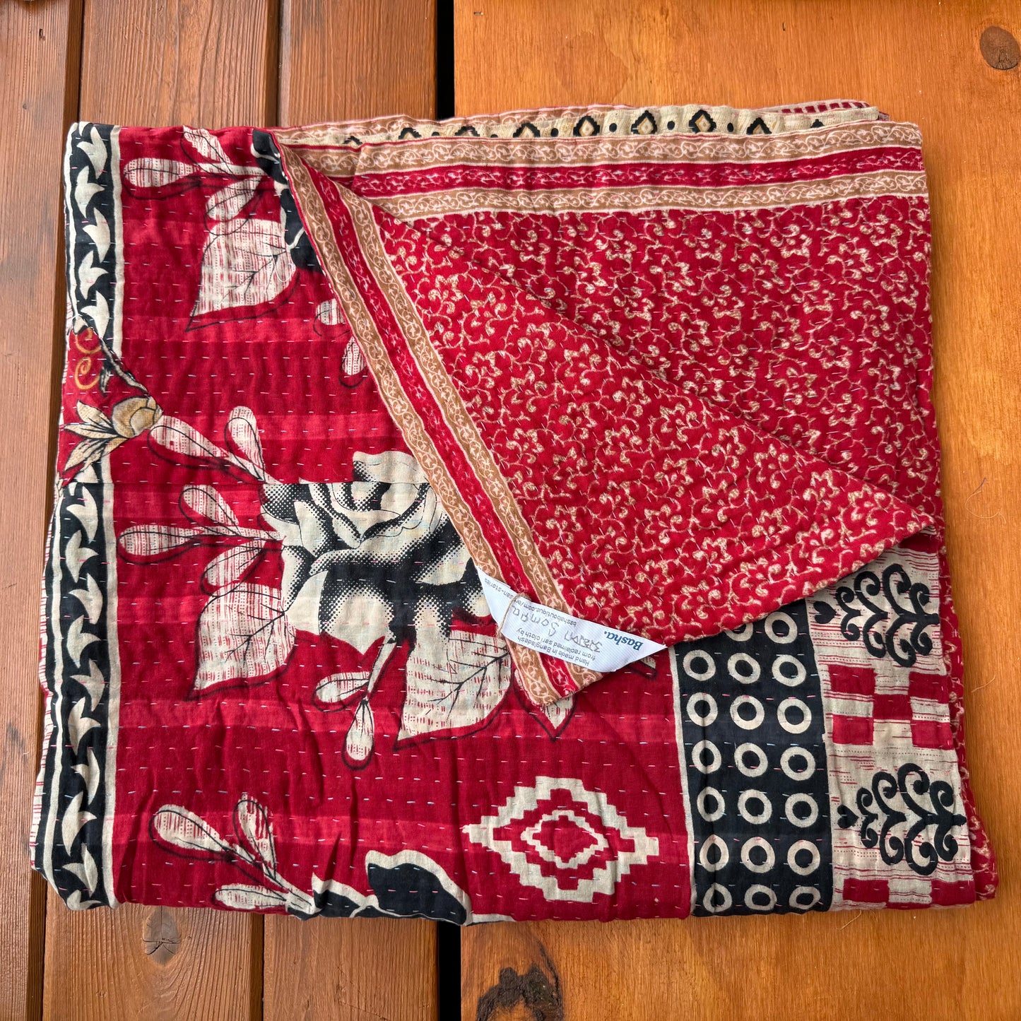 Personal Kantha Throw (approx 7ft x 3ft)