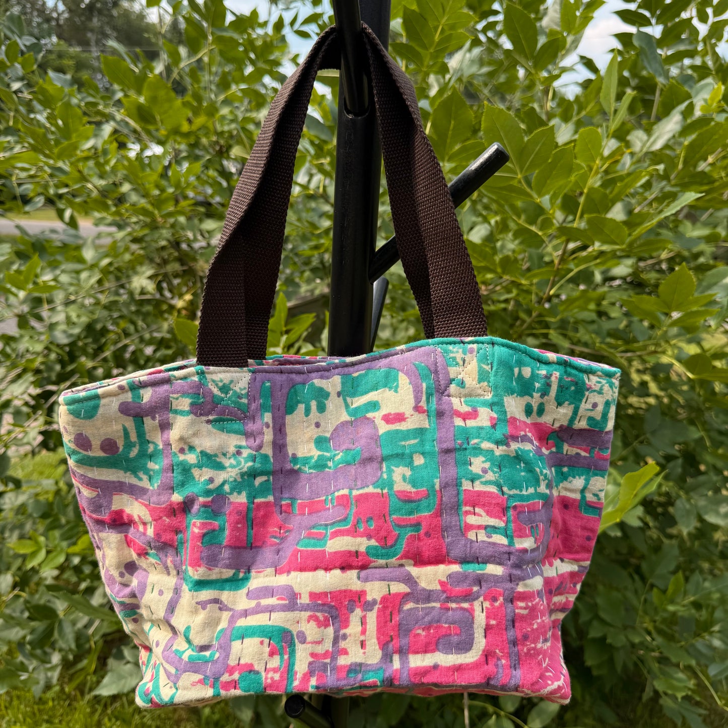 Kantha Book Bag
