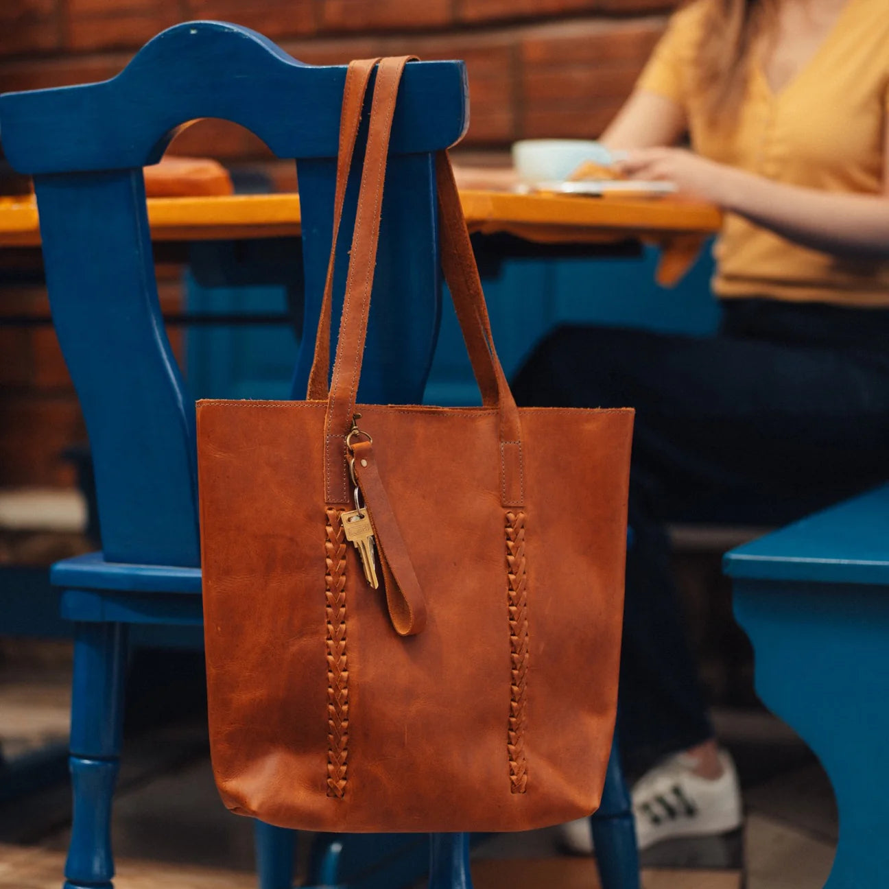 Leather Loop Keychain