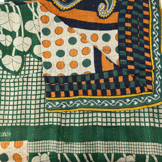 Personal Kantha Throw (approx 7ft x 3ft)