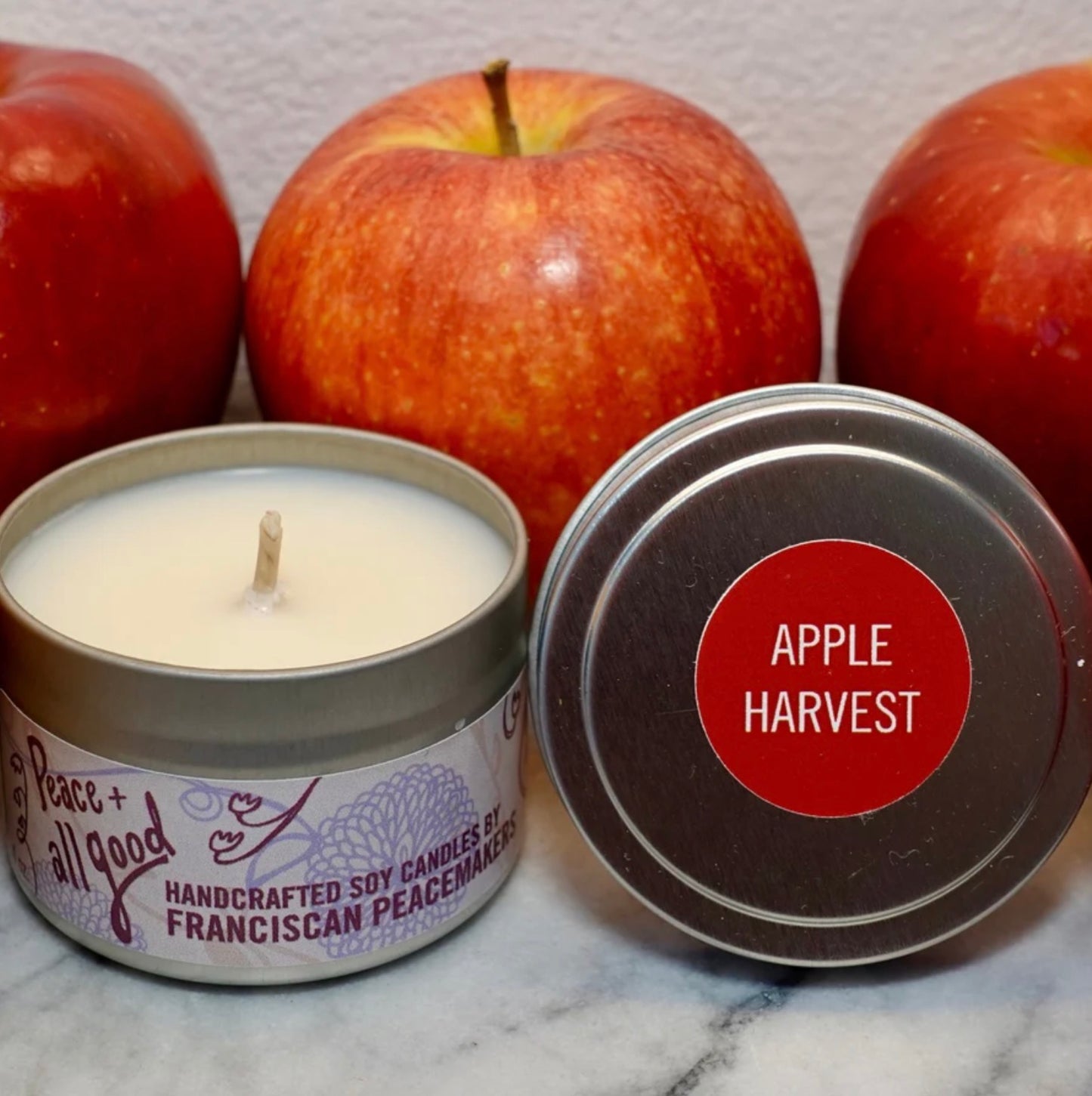 Apple Harvest Tin Candle