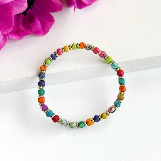 Saree Bead Bracelet
