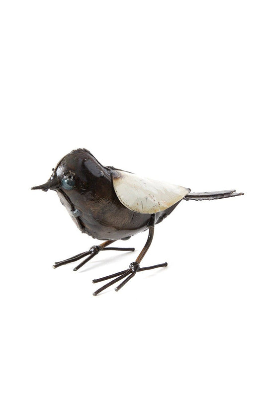 Small Recycled Metal Bird Sculpture - Garden Gifts