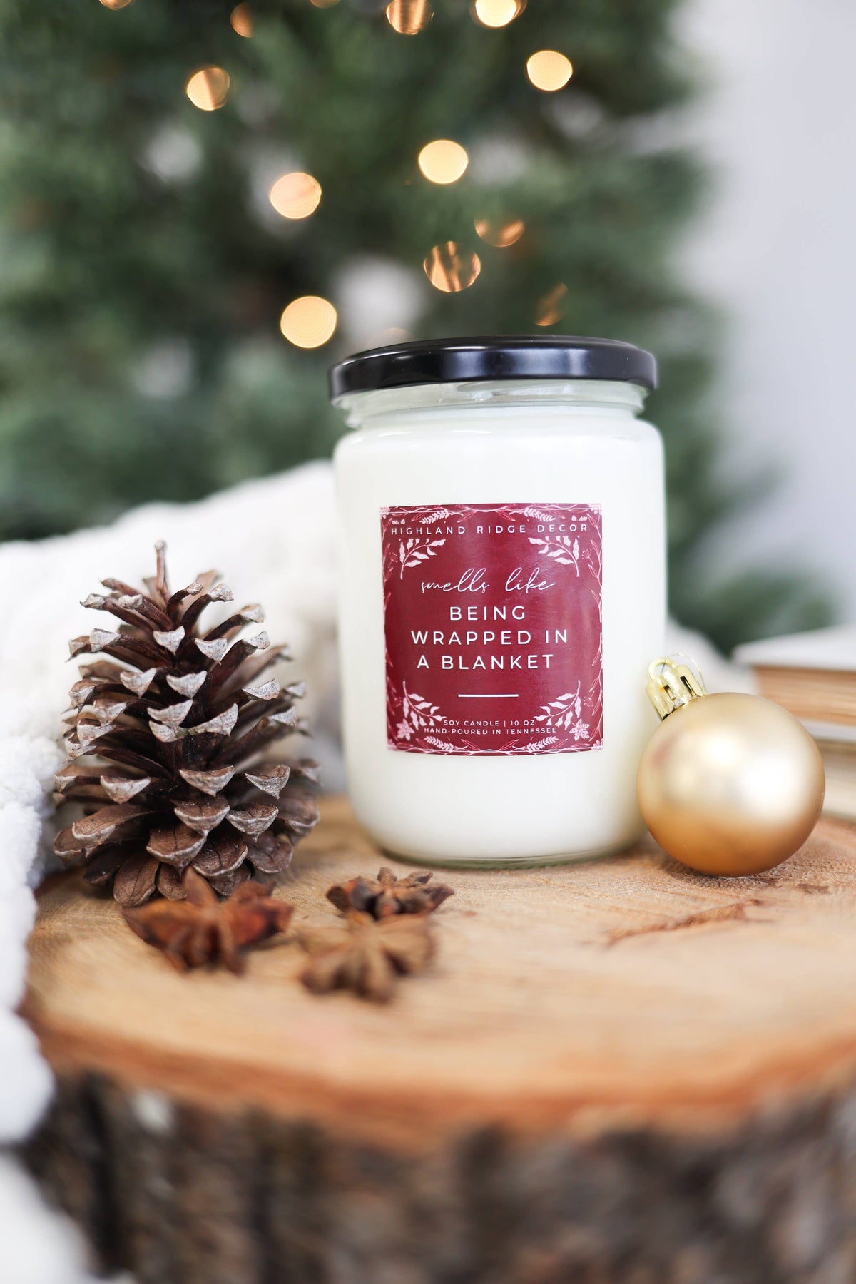 "Being Wrapped In A Blanket" Candle