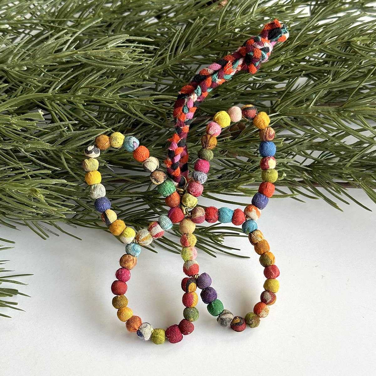 Kantha Butterfly Sari Ornament