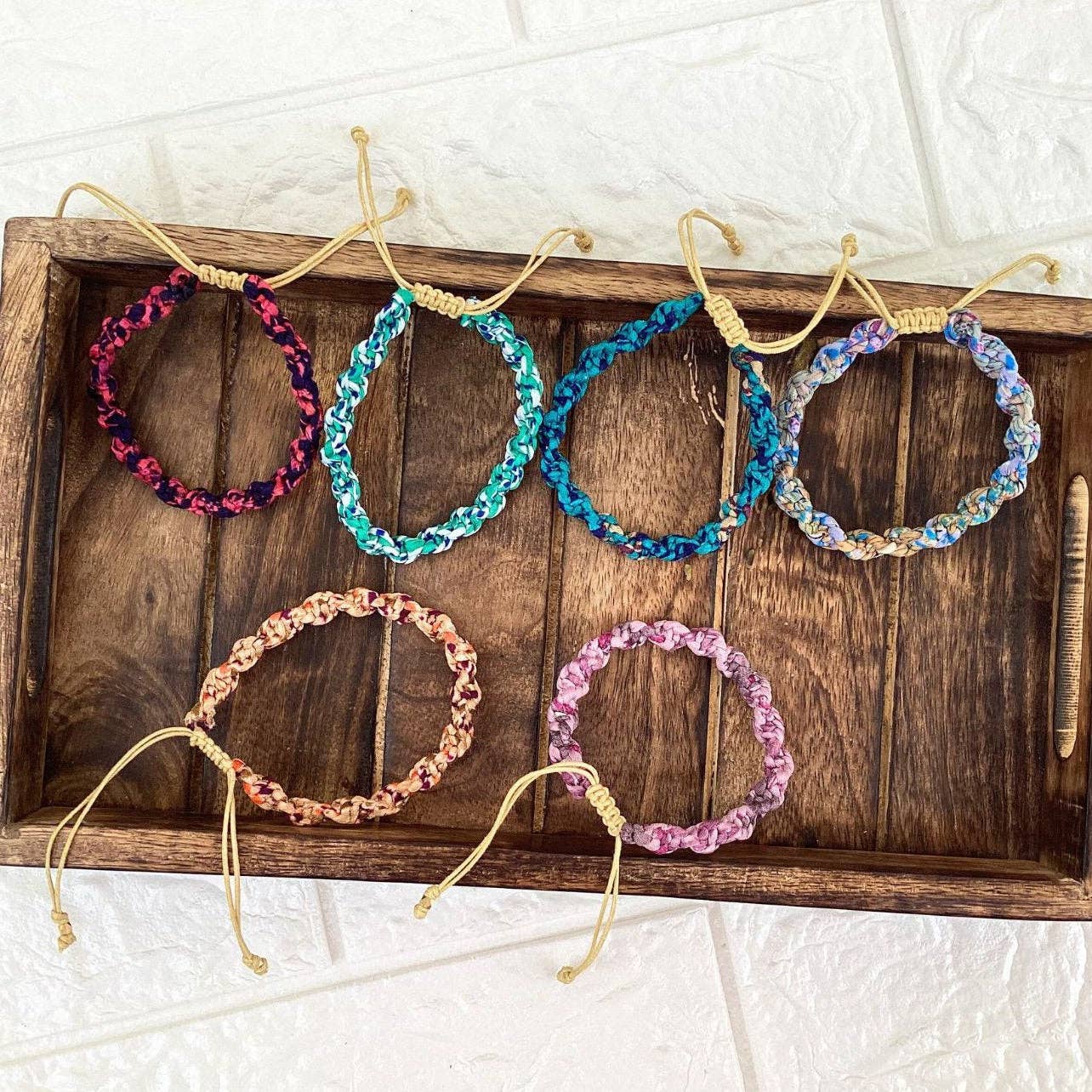 Woven Saree Bracelet