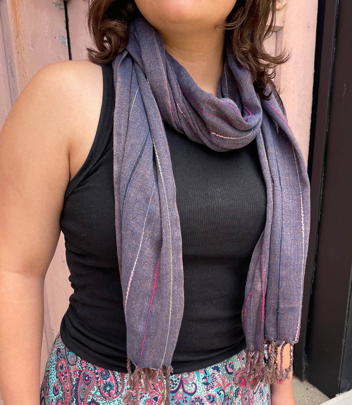 Mixed Weave Scarf