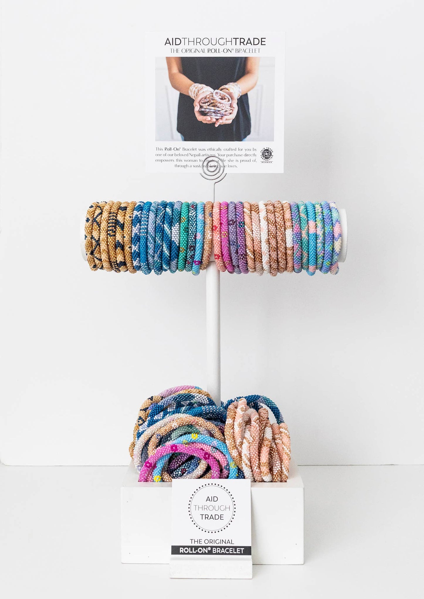 Roll-On Beaded Bracelet (Assorted Colors)