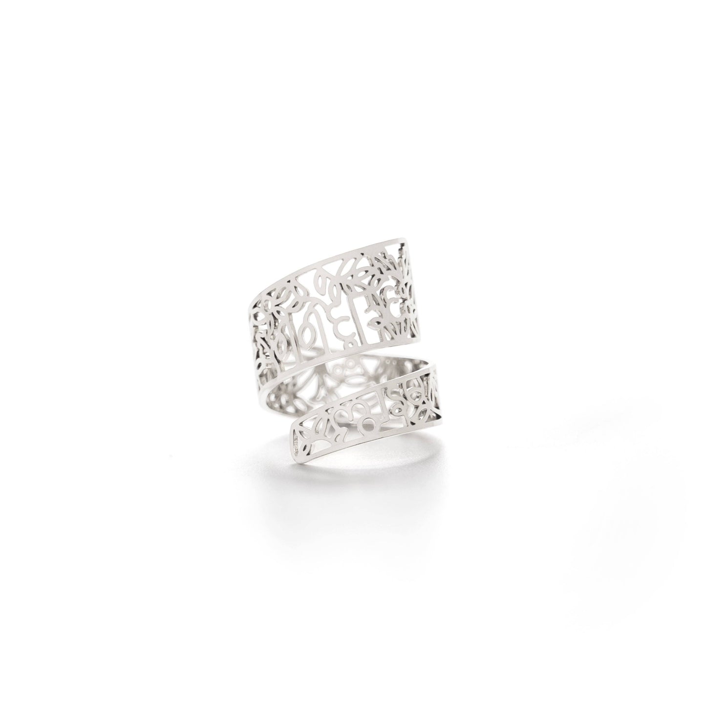 "I Am Brave" Wrapped Ring